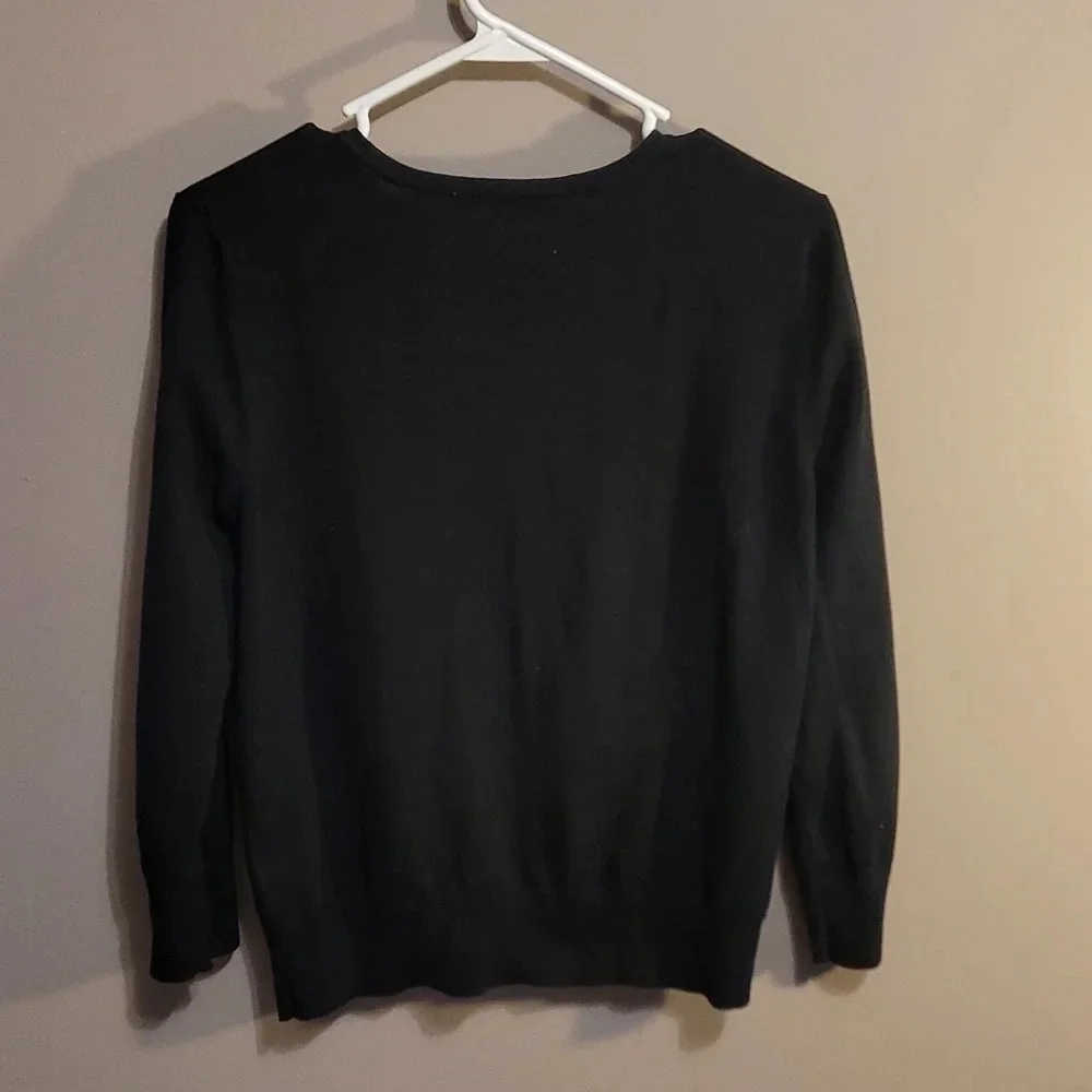 E25-CABLE AND GAUGE: WOMENS SIZE SMALL BLOUSE BUTTON DOWN OPEN OR CLOSE - Picture 3 of 3